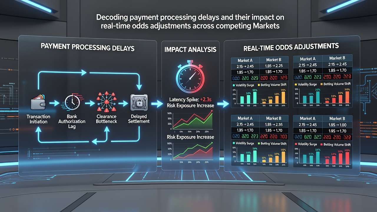 Comparison chart of payment processing times versus odds adjustment speeds on different mobile betting platforms