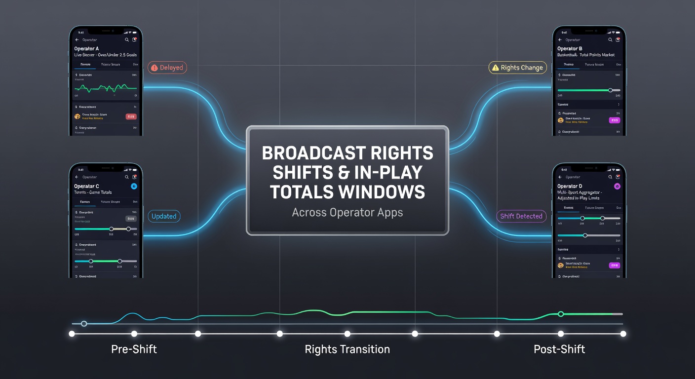 Live data timing differences appear across operator apps following broadcast rights changes