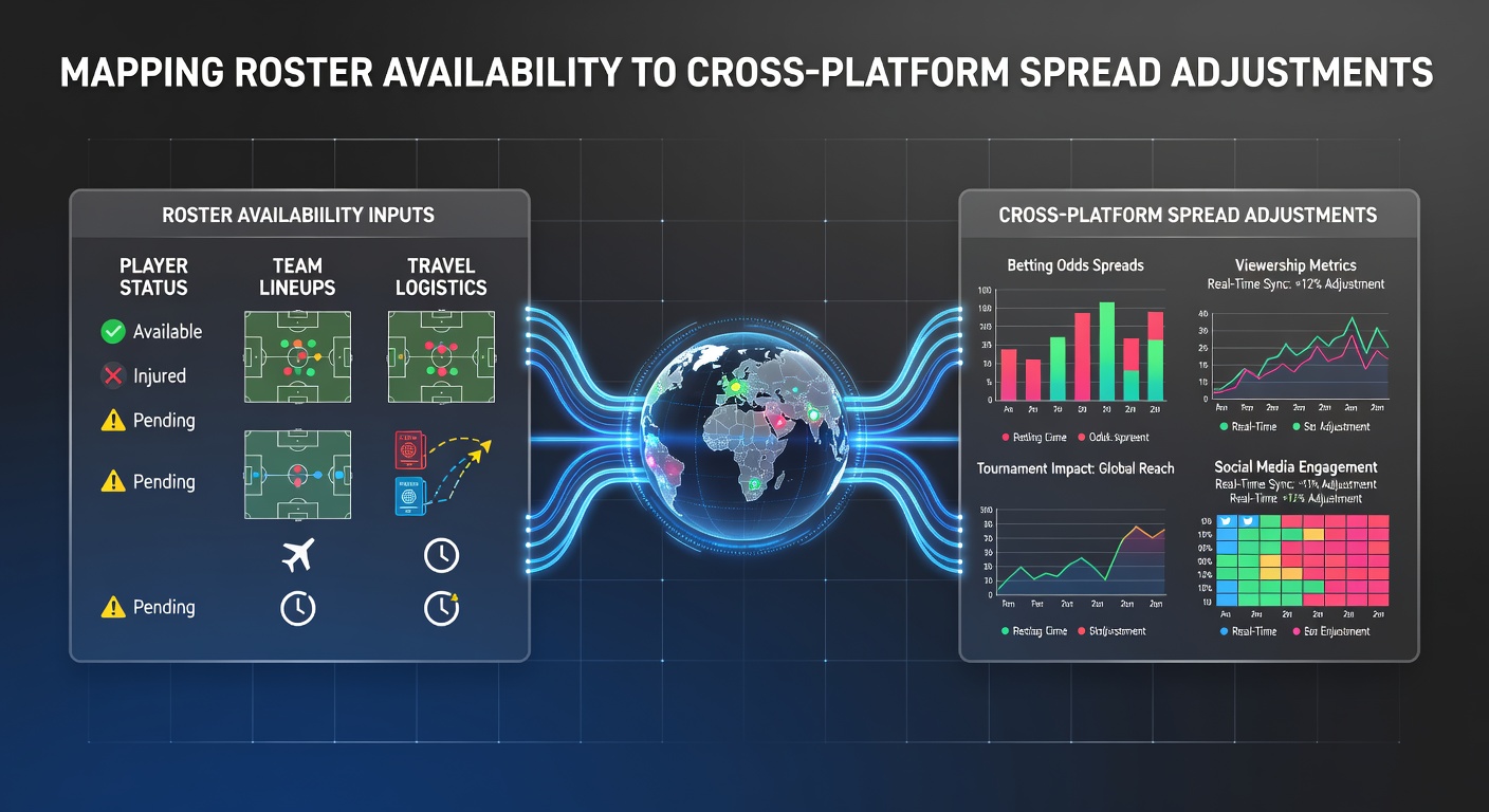 Roster updates influencing betting spreads across international tournament platforms