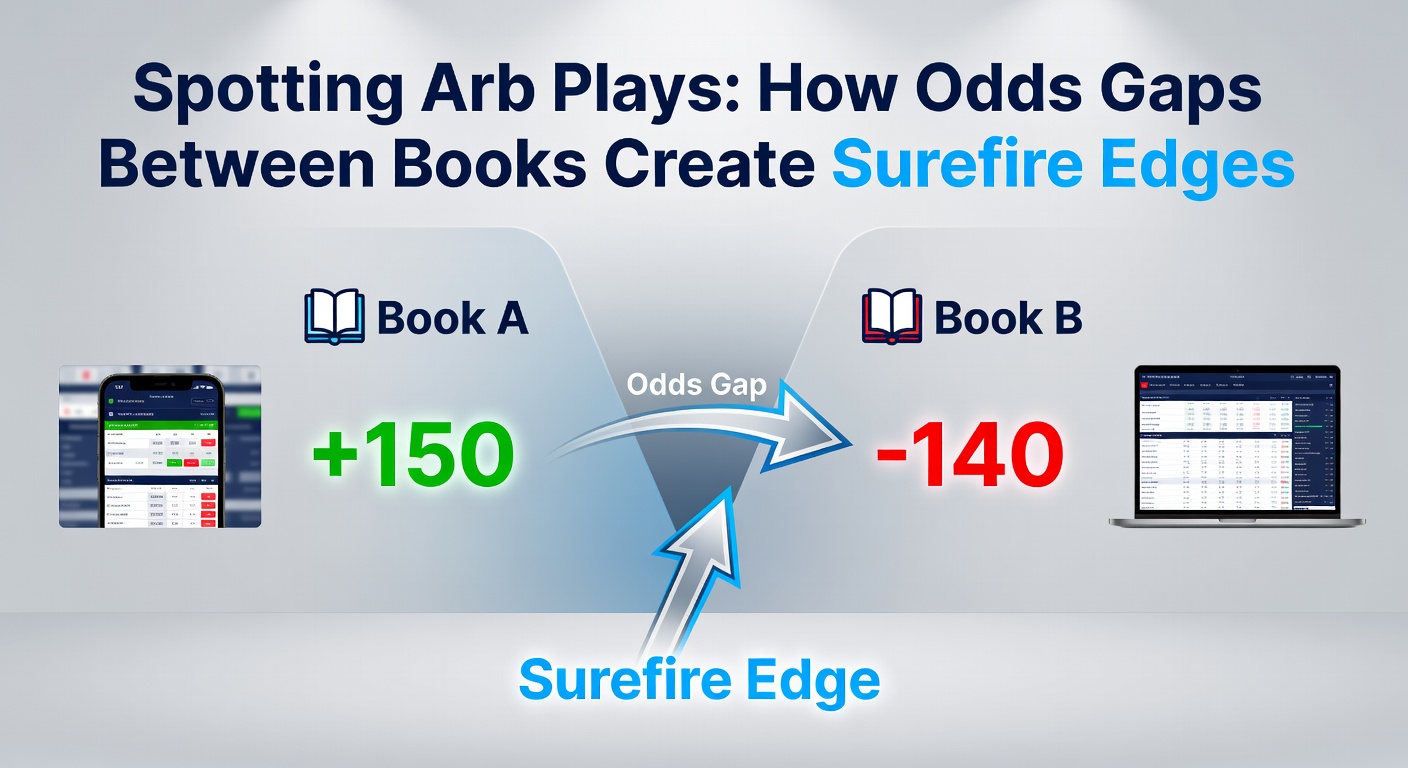 Screenshot of odds comparison across multiple sportsbooks showing discrepancies in NFL game lines