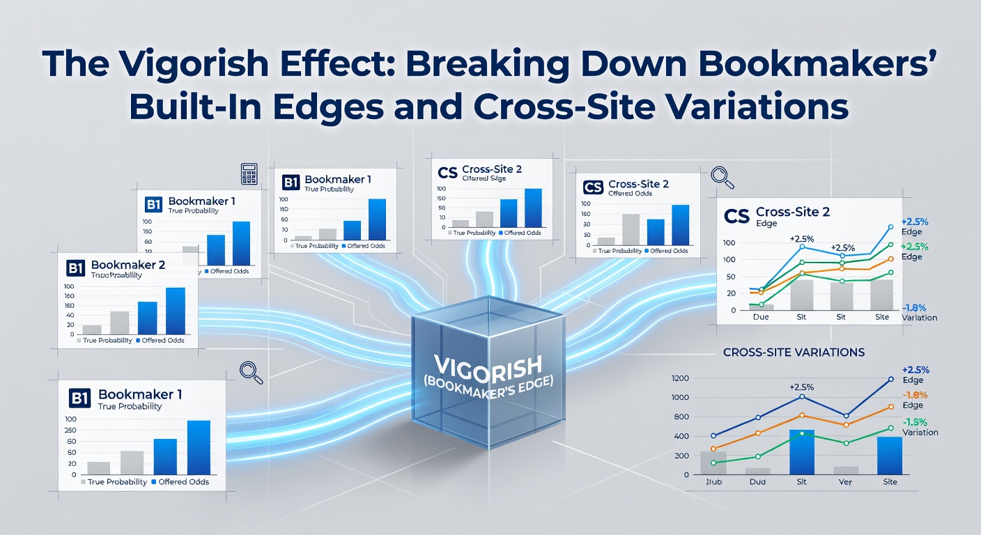 Comparison table of vigorish rates across different sportsbooks and betting markets